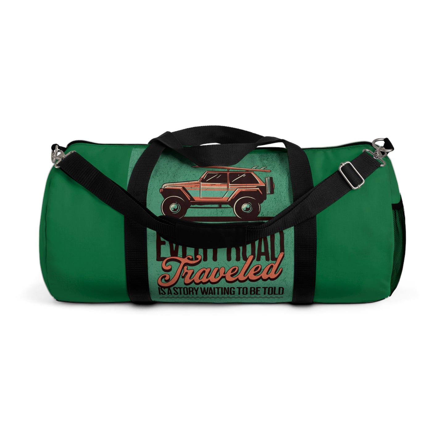 Adventure Duffel Bag - "Every Road Traveled is a Story Waiting to Be Told"