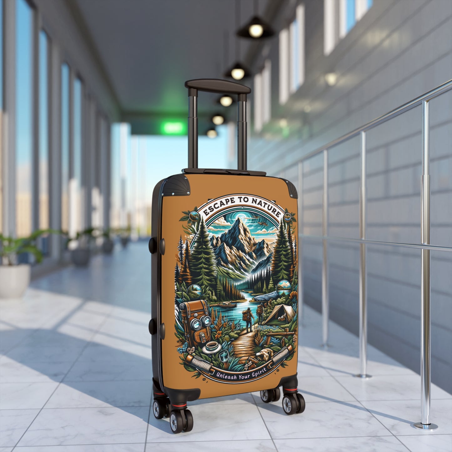 Escape to Nature Travel Suitcase - Adventure Awaits!