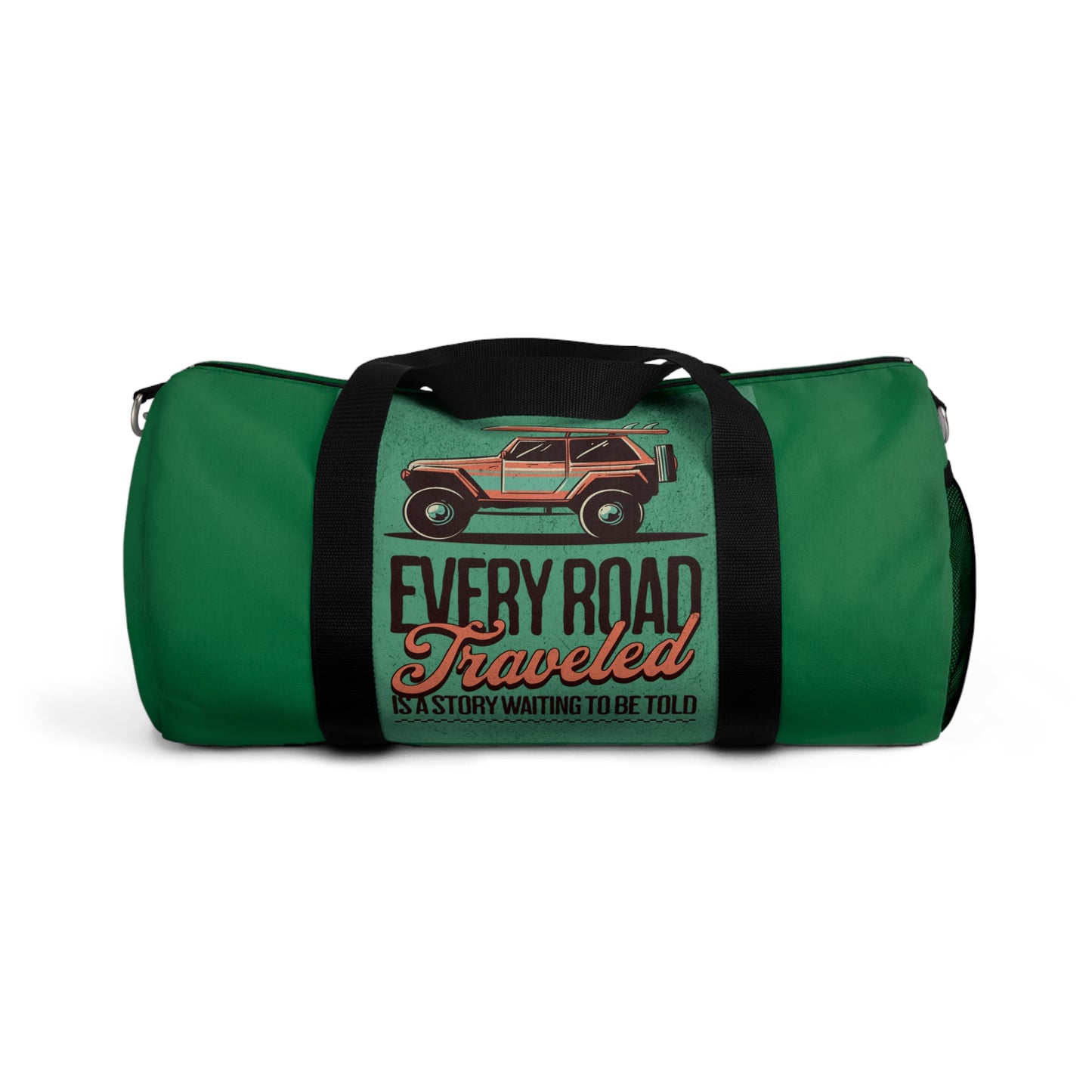 Adventure Duffel Bag - "Every Road Traveled is a Story Waiting to Be Told"