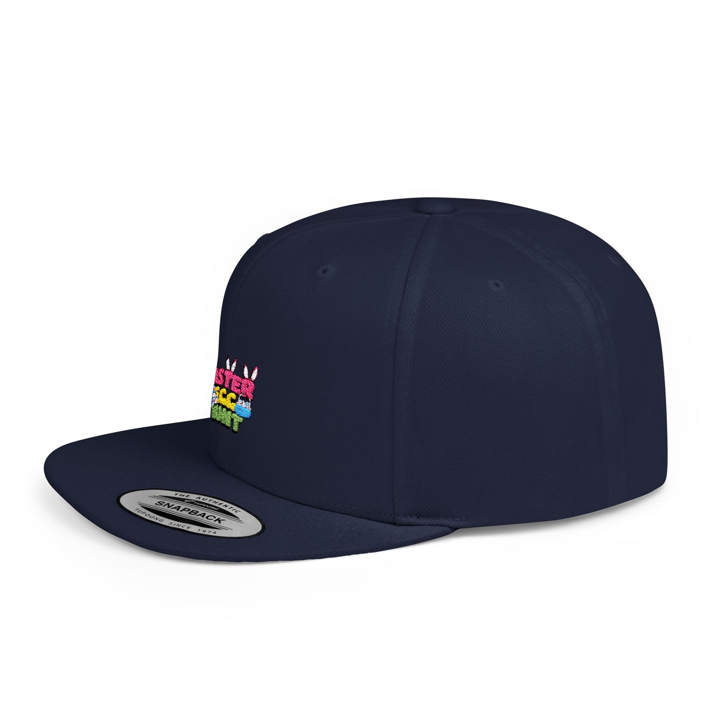 Easter Egg Hunt Flat Bill Snapback Hat