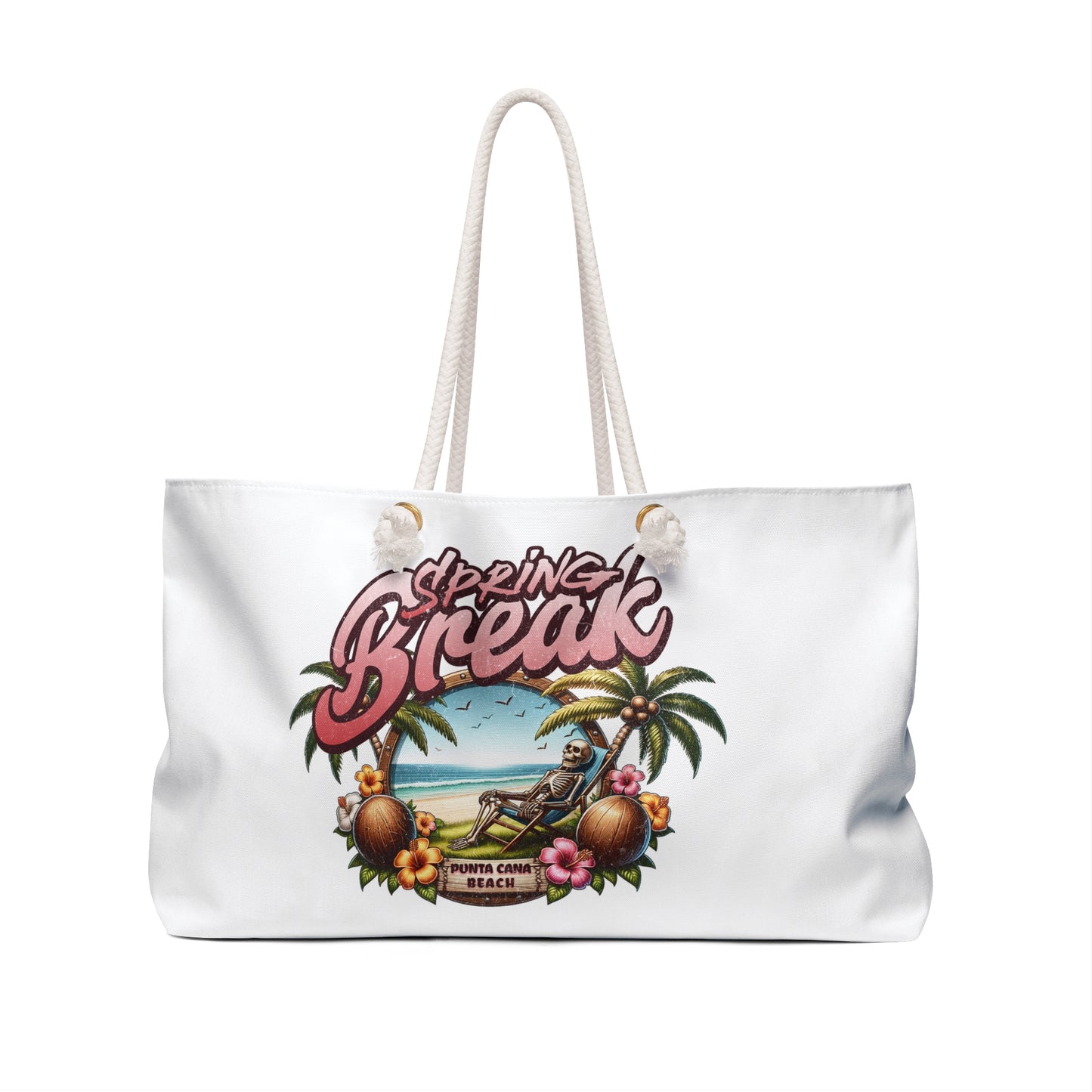 Tropical Spring Break Weekender Bag - Perfect for Beach Getaways