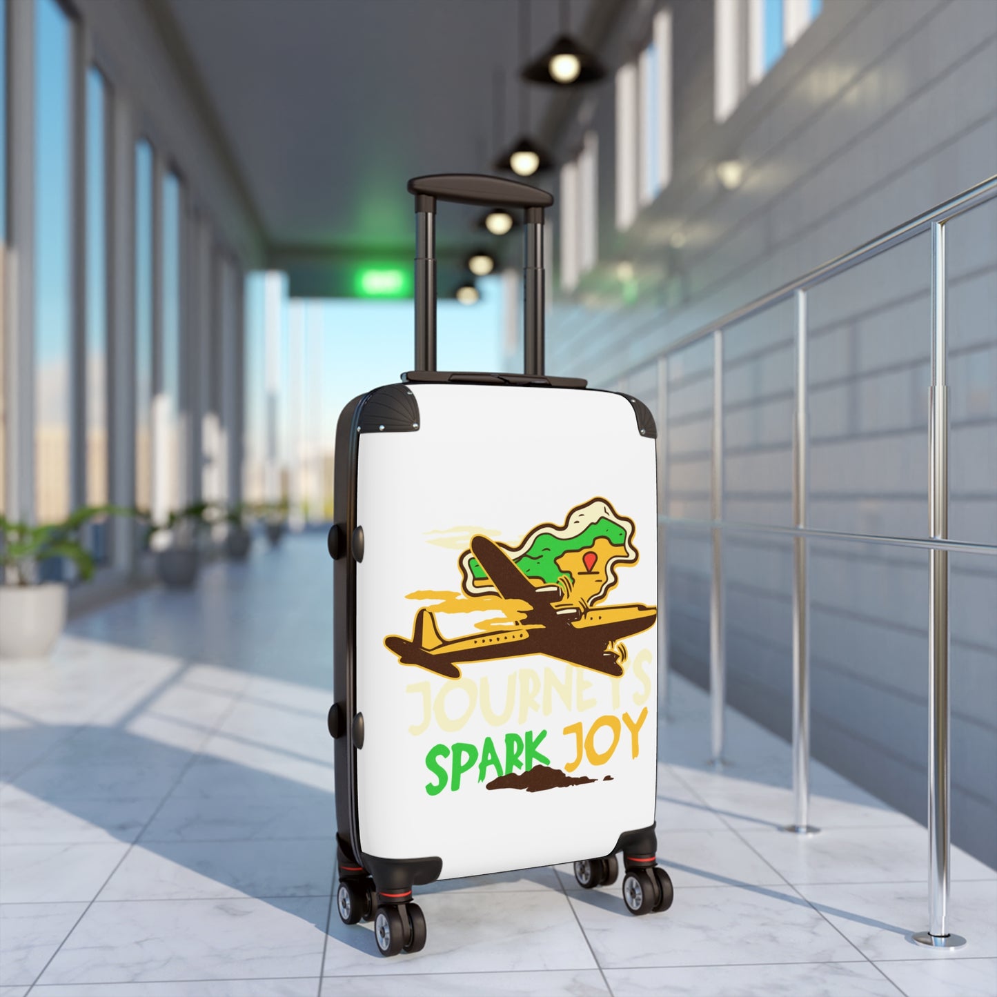 Spark Joy Travel Suitcase - Vibrant Luggage for Adventure Seekers